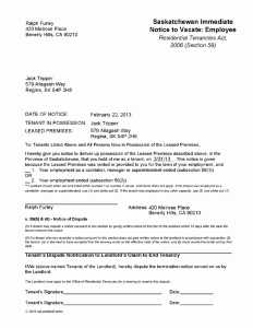 landlord notice to vacate landlord notice to vacate