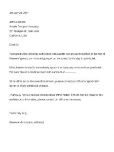 landlord recommendation letter format of letter of authority