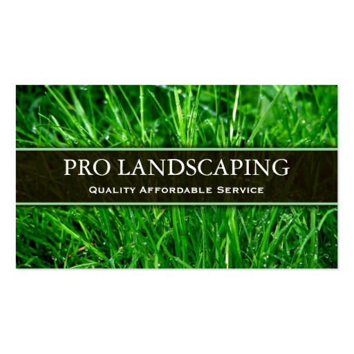 landscaping business cards