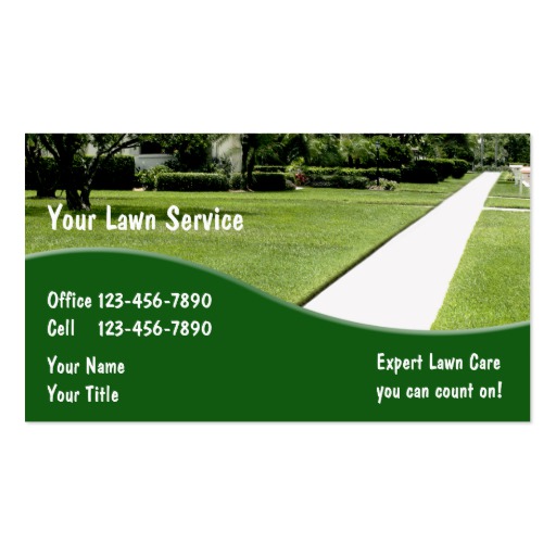 landscaping business cards