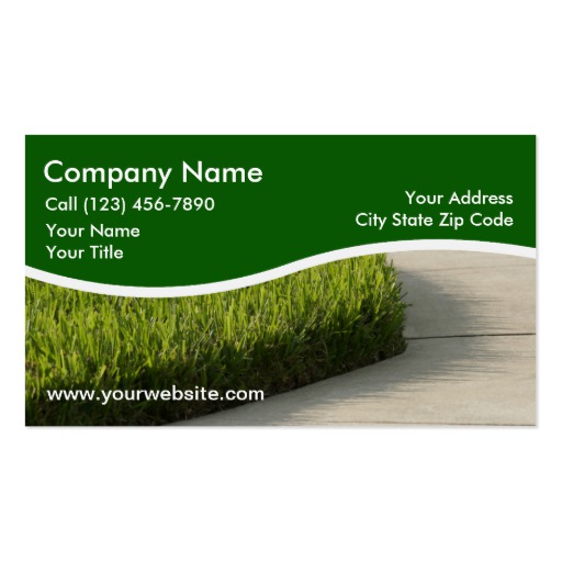 Landscaping Business Card Template