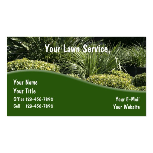 landscaping business cards