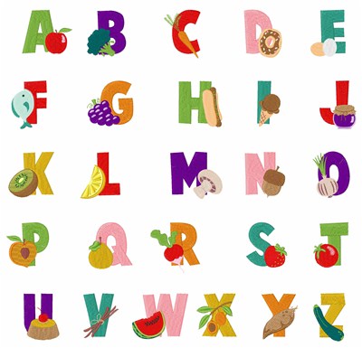 large alphabet letters