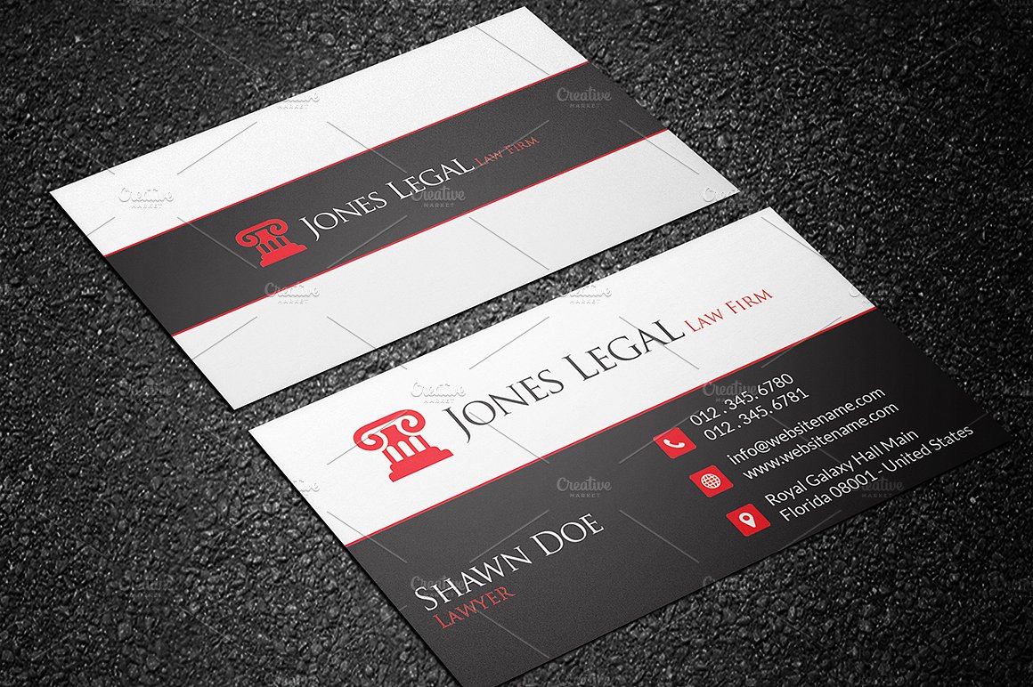 law firm business cards