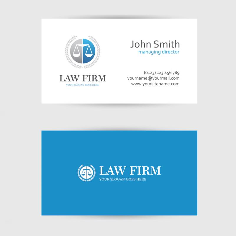 law firm business cards