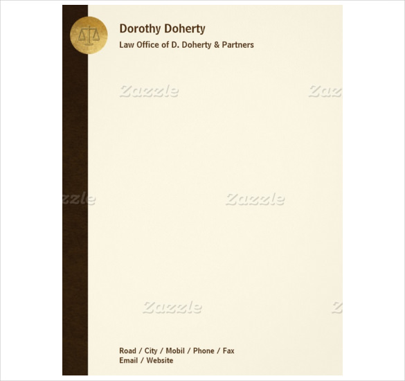 law office letterhead