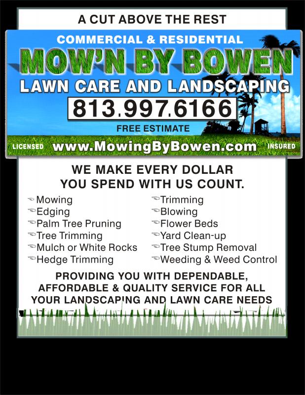 lawn care flyers