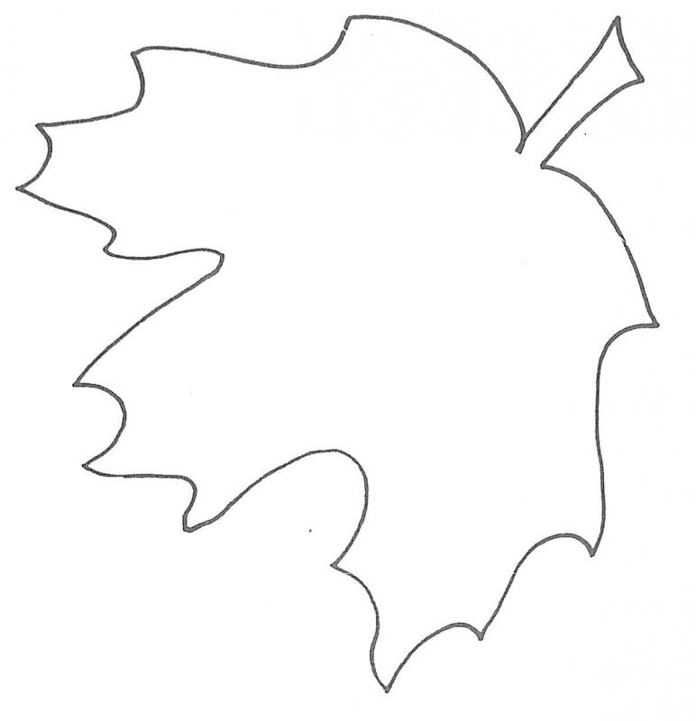 leaf template printable