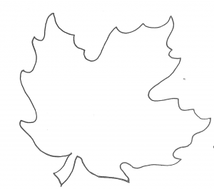 leaf template printable maple leaf