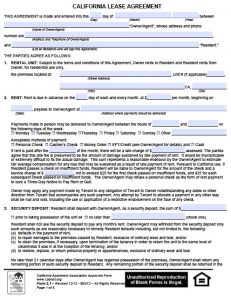 lease agreement pdf free california residential lease agreement pdf word doc apartment association of version adobe microsoft rental template templates