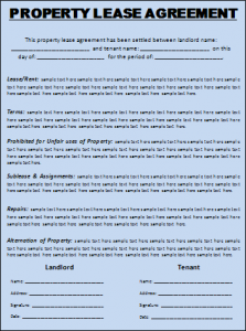 lease agreement template word lease agreement template