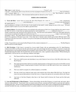 lease renewal agreement commercial lease renewal form