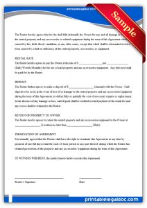 lease renewal form rental agreement generic