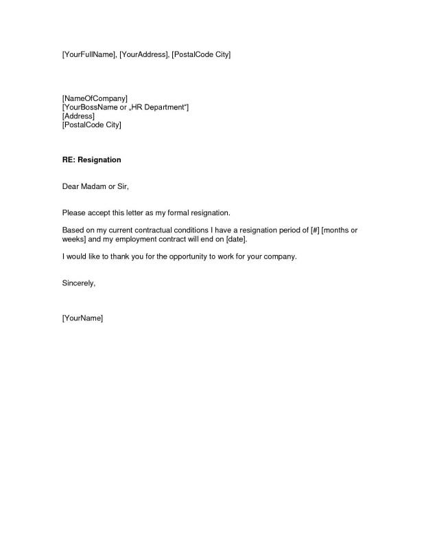 simple job resignation letter        
        <figure class=