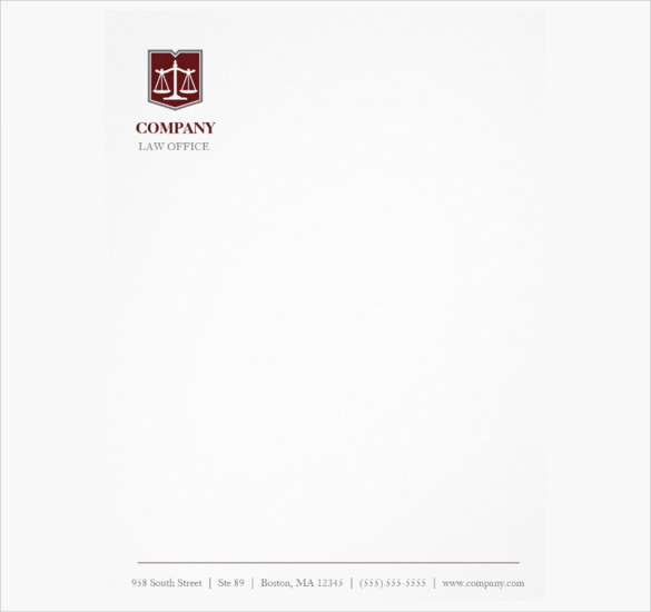 legal firm letterhead