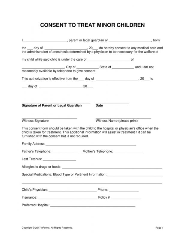 legal guardian form