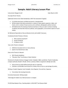 lesson plan outline lesson plan handout and template education pays