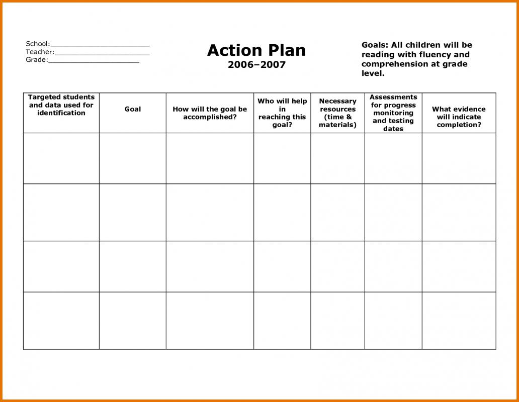 lesson plan template for preschool action plan templates 4960318