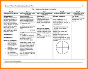 lesson plan template for preschool charlotte danielson lesson plan template