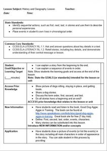 lesson plan template pdf common core history lesson plan