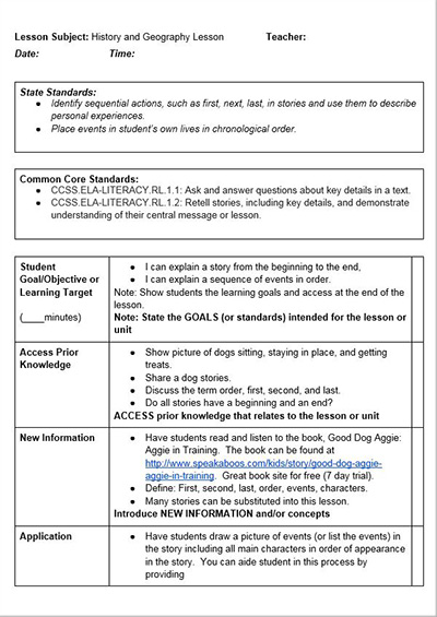 lesson plan template pdf