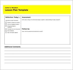 lesson plan template pdf simple lesson plan template for teachers