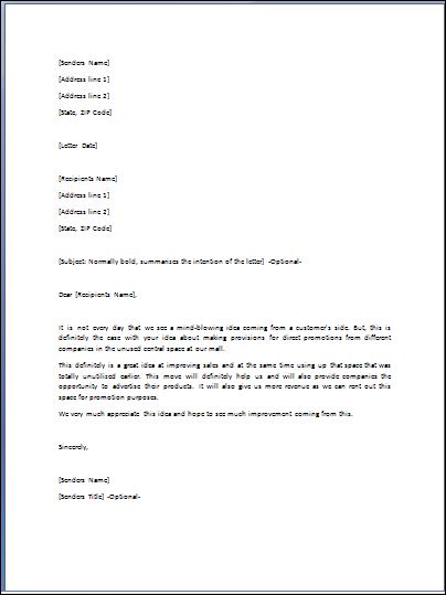 Letter Format Formal | Template Business