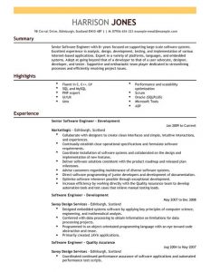 letter formats templates software engineer resume full