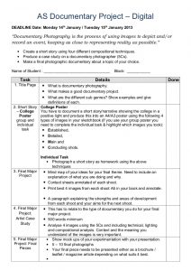 letter of agreement template as documentary project assignment brief