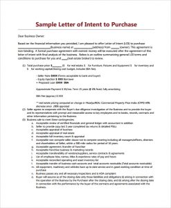 letter of intent to purchase letter of intent to purchase commercial property