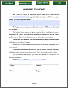 letter of introduction template assignment of contract