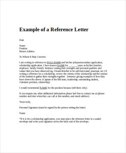 letter of recommendation for employment employment reference letter