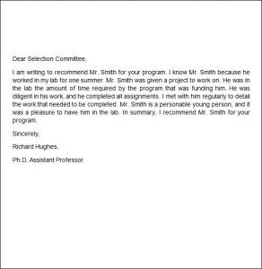 letter of recommendation for employment write recommendation letter