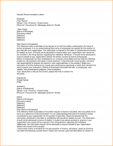 letter of recommendation for grad school good letter of recommendation example