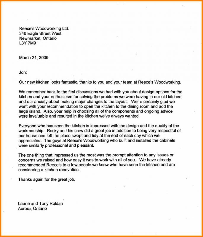Letter Of Recommendation For Internship Template Business