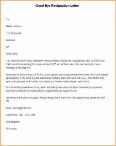 letter of resignation template word great resignation letter good bye resignation letter