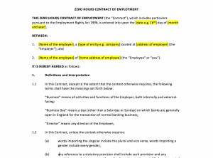 letter of termination of employee zero hours contract template x