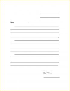 letter templates free friendly letter template for kids invoice template download gallery