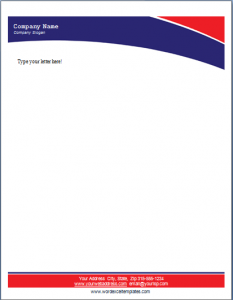 letterhead template word business letterhead