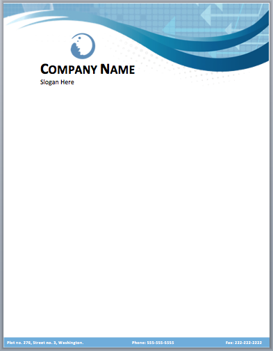 letterhead template word