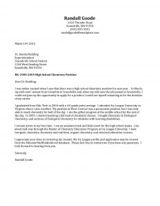 letters of recommendation for grad school high school teacher cover letter sample