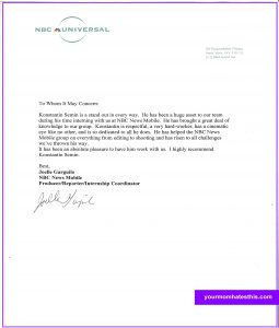 letters of recommendation template letter of recommendation template