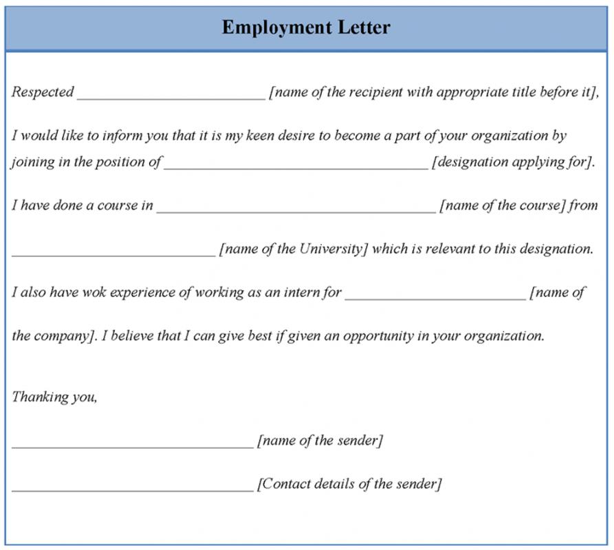 letters of termination of employment