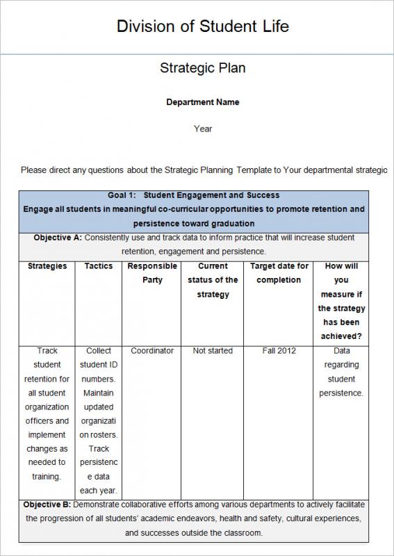 life plan template