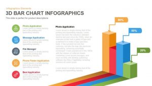 line graphs templates d bar chart infographics powerpoint keynote template x