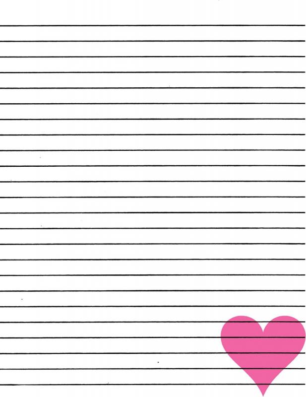 Lined Paper Printable Template Business