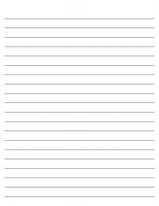 Lined Paper Printable | Template Business