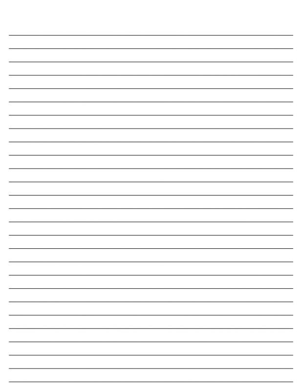 lined paper to print