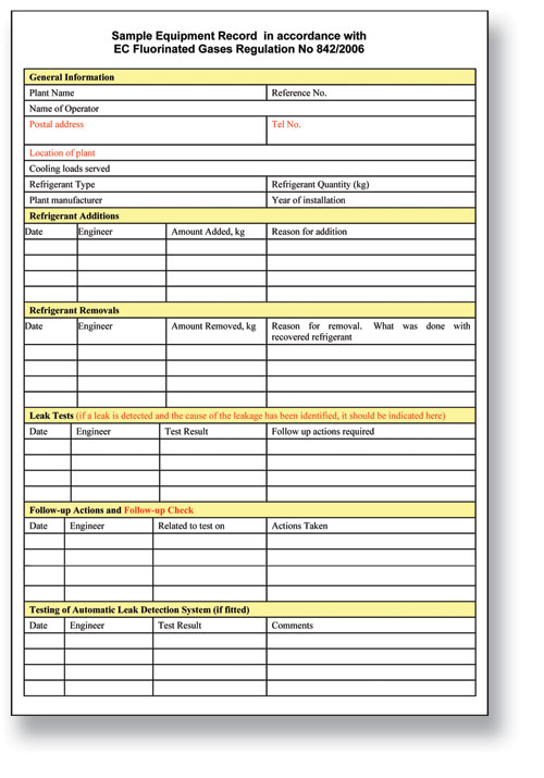 log book template