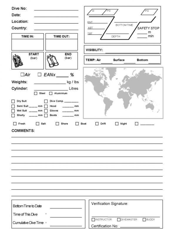 log sheets templates